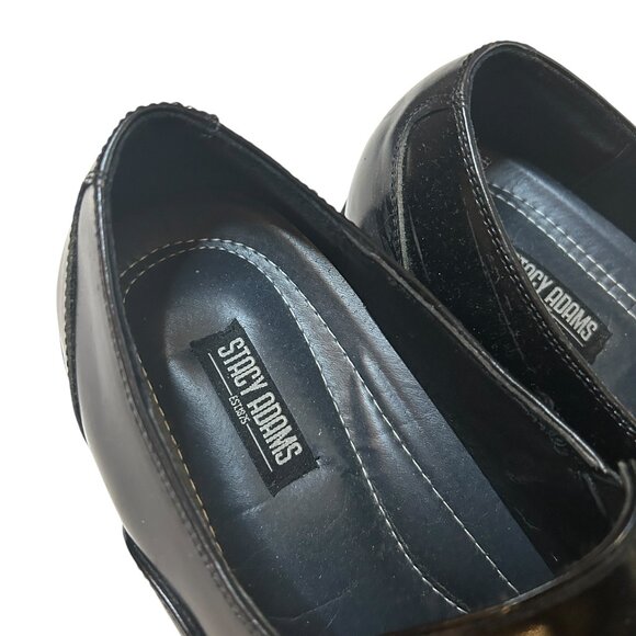 Old Money Classic Dark Academia Preppy Collegiate Leather Slip-On Loafers 13M - Picture 4 of 11